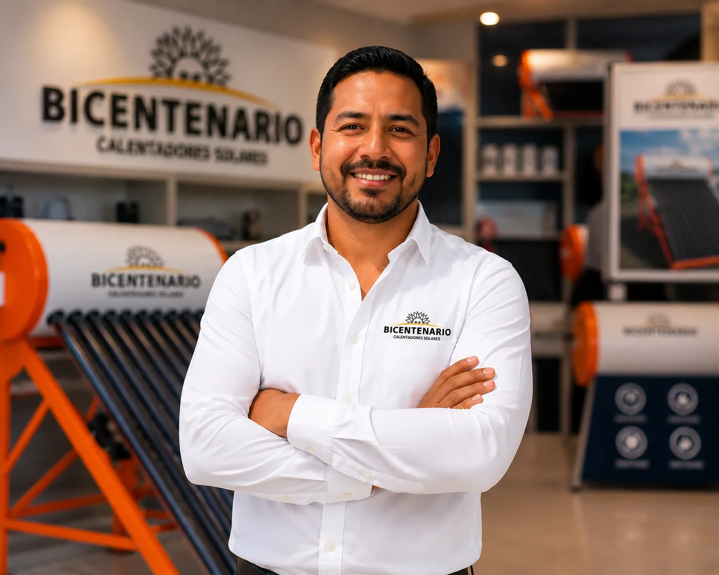 Distribuidor Bicentenario en showroom
